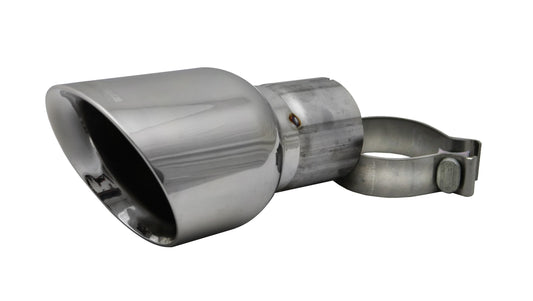 TK009 Corsa Single 4.5 Inch Polished Pro-Series Tip (Clamp Included) - Mammoth Racing -CORTK009